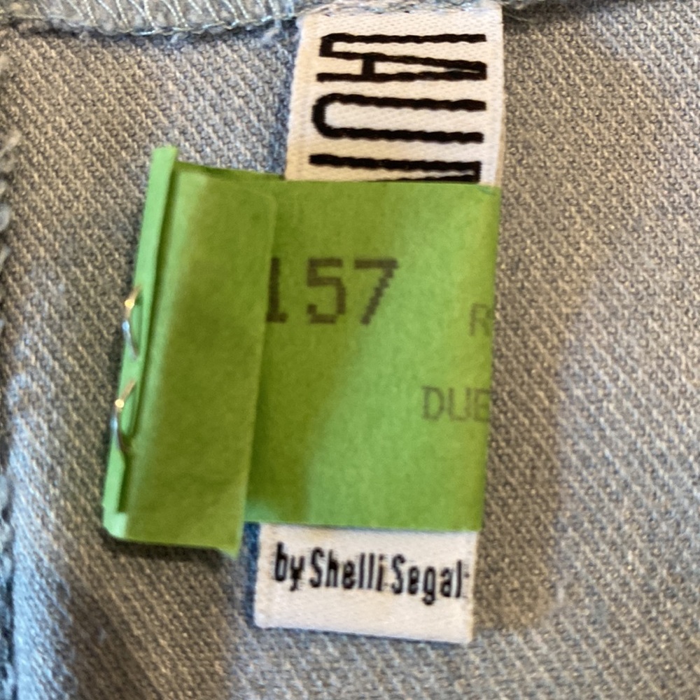 LAUNDRY BY SHELLI SEGAL POWER BLUE SKIRT WITH 7 LEAVES AND BEADS - Picture 5 of 11